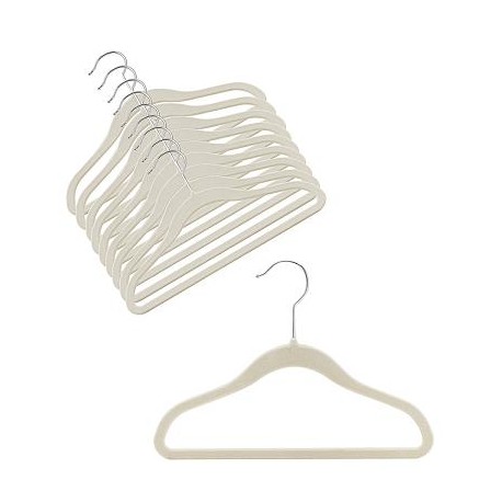 Slimline Linen/Grey Childrens Hangers - Only Slimline Hangers